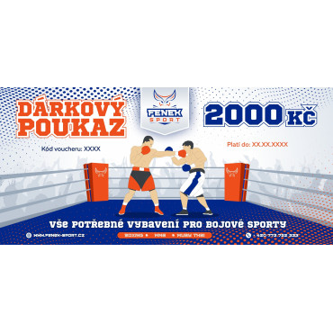 Gift voucher - 2,000 CZK