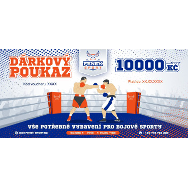 Dárkový poukaz - 10.000 Kč