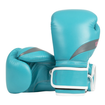 Boxerské rukavice Elion ELEGANT - tyrkysové