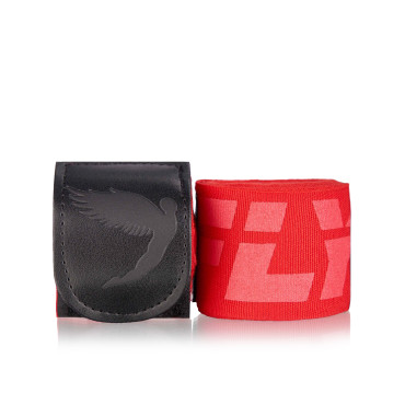 Boxing hand wraps Fly Logo - red