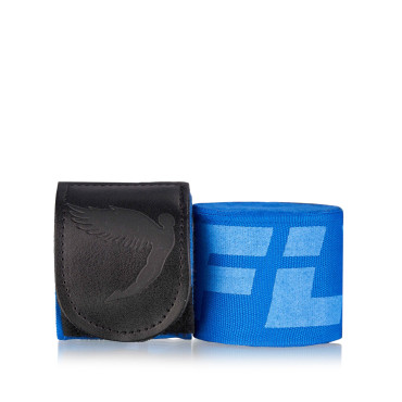 Boxing hand wraps Fly Logo - blue