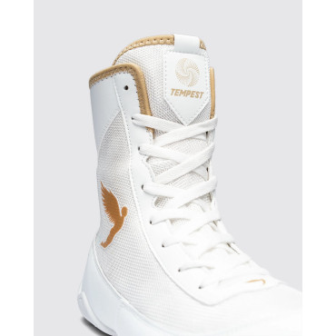 Boxing shoes Fly Tempest - white / gold