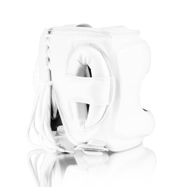 Headgear with nose guard Fly Superbar X - white