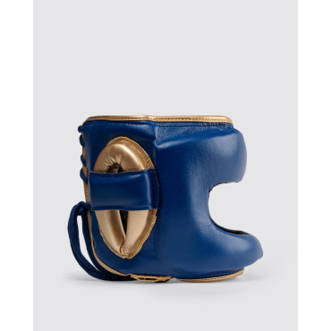 Headgear with nose guard Fly Superbar X - blue / gold