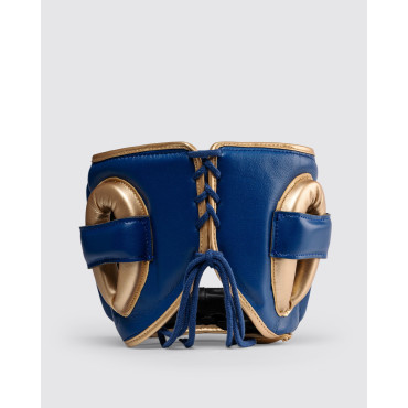 Headgear with nose guard Fly Superbar X - blue / gold