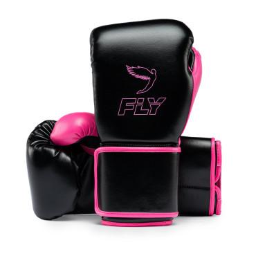 Boxerské rukavice Fly Superloop X - černá / růžová