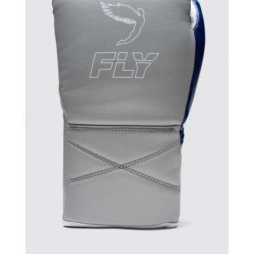 Boxerské rukavice Fly Superlace Pro X-2 - šedá / modrá