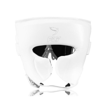 Boxing headgear Fly KNIGHT X - white 