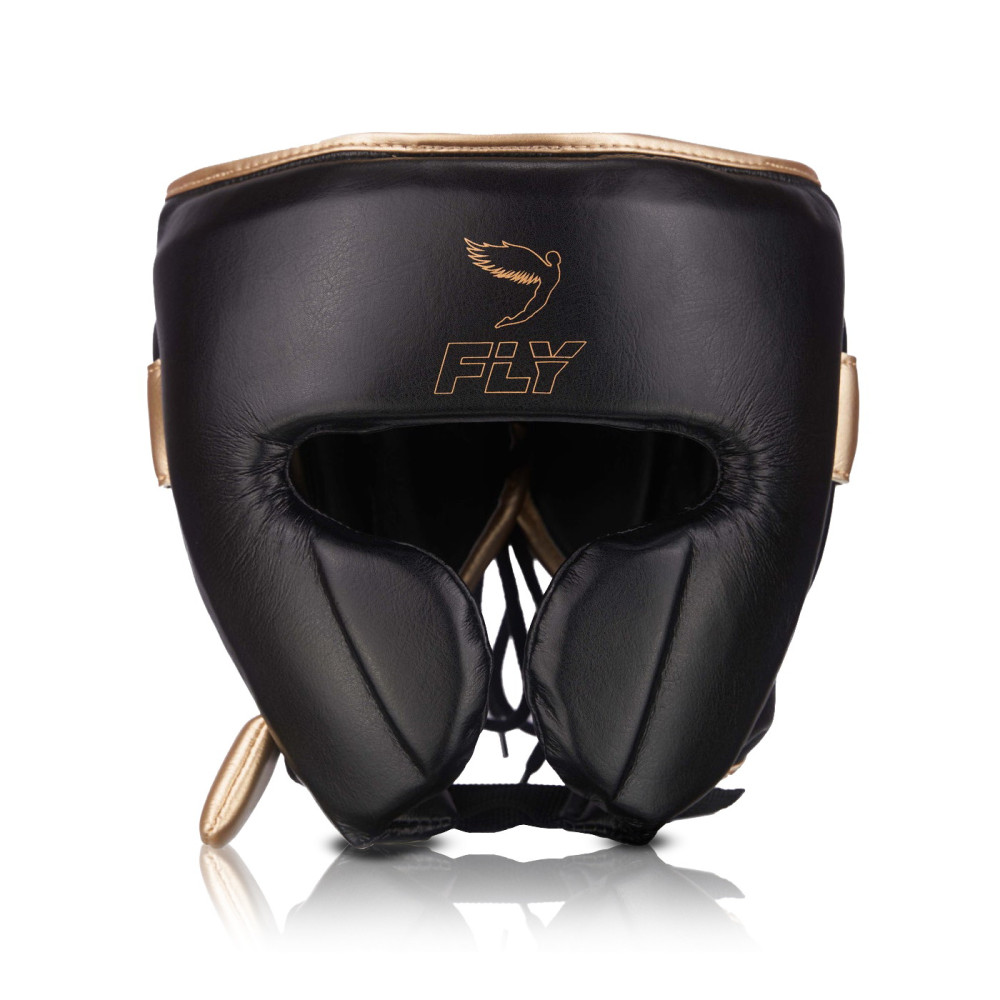 Boxerská helma Fly KNIGHT X - černá / zlatá
