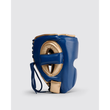 Boxing headgear Fly KNIGHT X - space blue / gold