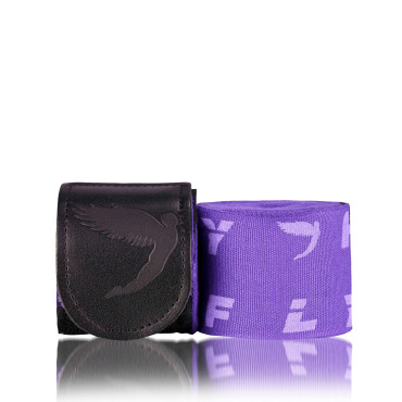 Boxerské bandáže Fly Monogram - fialové