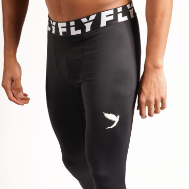 Pánské sportovní legíny Fly - černé