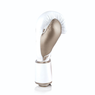 Boxing gloves Fly Superloop - white / gold