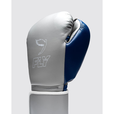 Boxing gloves Fly Superloop Pro X-2 - grey / blue