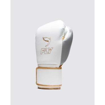 Boxing gloves Fly Superloop Pro X-2 - white / silver