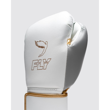 Boxing gloves Fly Superloop Pro X-2 - white / silver