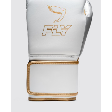 Boxing gloves Fly Superloop Pro X-2 - white / silver