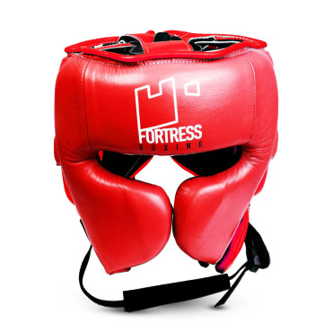 Boxerská helma Fortress Boxing - červená