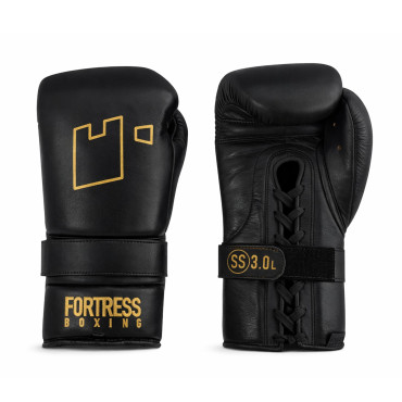 Boxerské rukavice Fortress SS3.0V - černá / zlatá