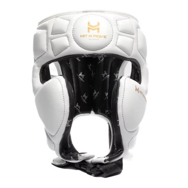 Boxing headgear HIT N MOVE Air Armor - white