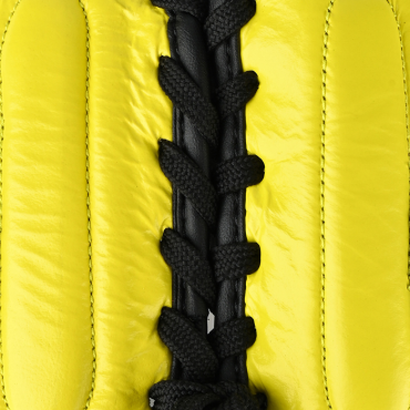 Boxing headgear HIT N MOVE with nose guard - yellow