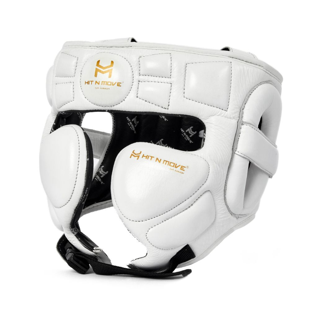 Boxerská helma HIT N MOVE Air Armor - bílá