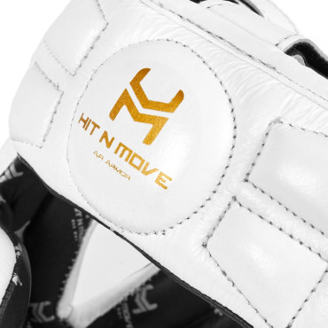 Boxing headgear HIT N MOVE Air Armor - white