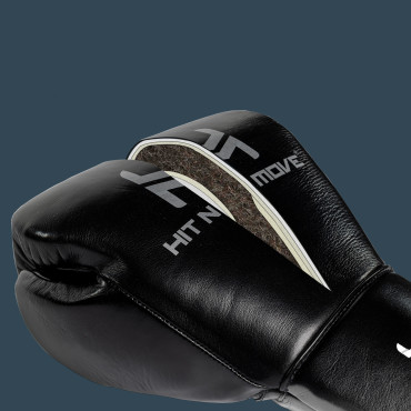 Lace-up boxing gloves HIT N MOVE SUVARI - black