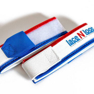 Lace N Loop Lace Converter - blue / red