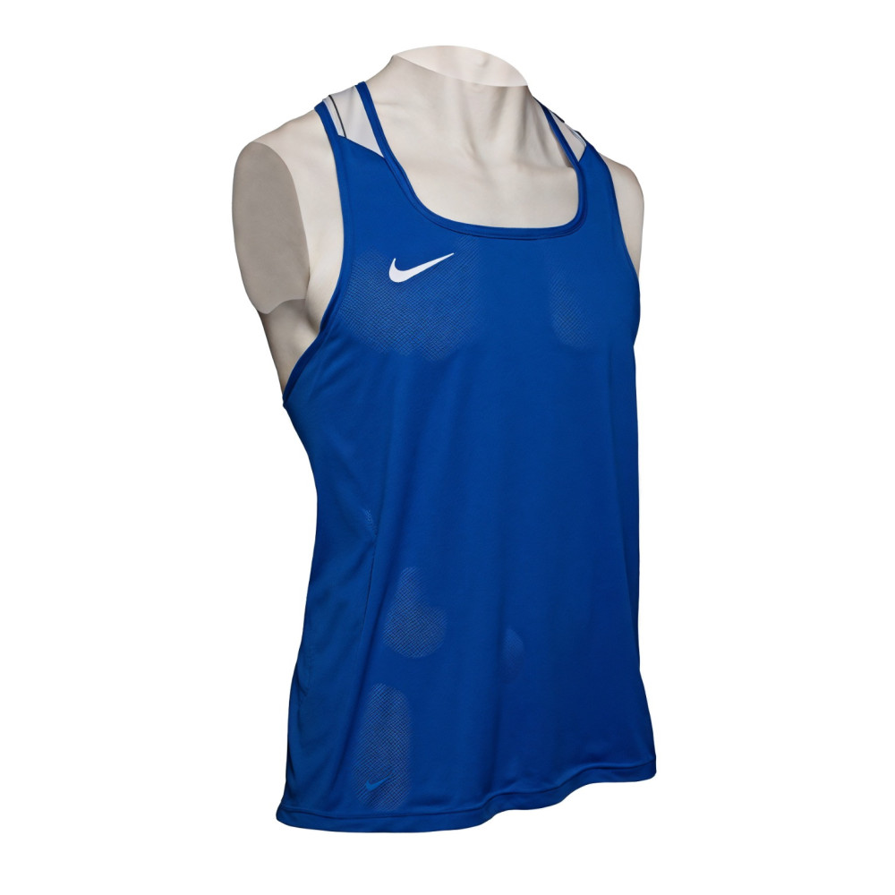 Boxerské tílko Nike IBA APPROVED - modrá Boxerské tílko Nike IBA APPROVED - modrá