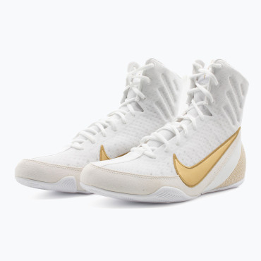 Nike Machomai 3 boxing shoes - white / gold