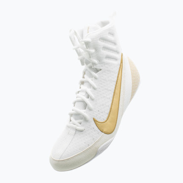 Nike Machomai 3 boxing shoes - white / gold