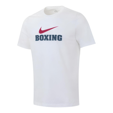 T-shirt Nike Boxing WM - white / blue