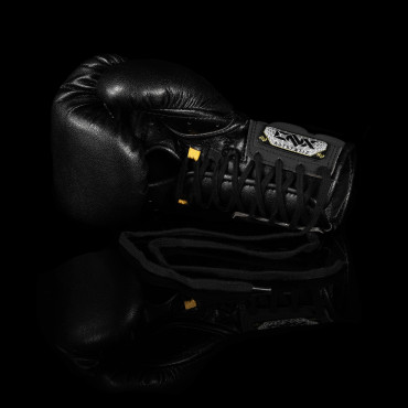 Termoformované boxerské rukavice ONX X-4 Lace up - černé