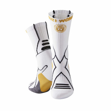 Boxing socks SUZI WONG X-SOLE -  white / gold / black