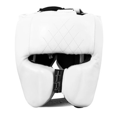 Boxing headgear TITLE Ko-Vert - white