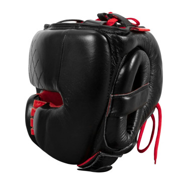 Boxing headgear TITLE Ko-Vert - black