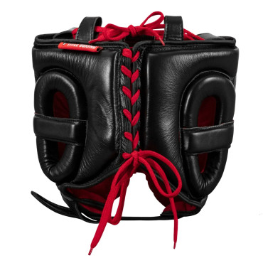 Boxing headgear TITLE Ko-Vert - black