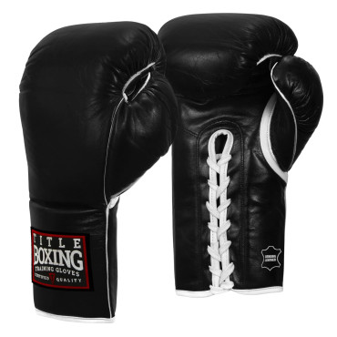 Boxing gloves TITLE Old School - black