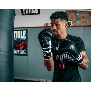 Boxing gloves TITLE Old School - black