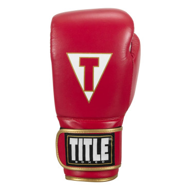 Boxing gloves TITLE Quatro - red