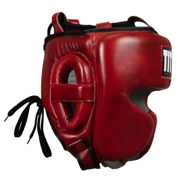 Boxerská helma TITLE Blood Red