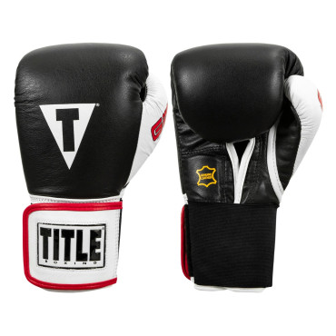 Boxing gloves TITLE Gel World Elastic - black