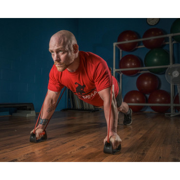 TITLE Boxing Power Push-Up Plus - red
