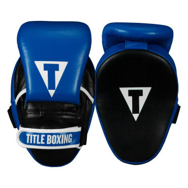 Boxerské lapy TITLE Dual Combo - modré