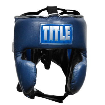 Boxing headgear TITLE TITLE Royalty - blue