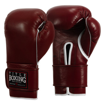 Boxerské rukavice TITLE Old School 2.0 - červené