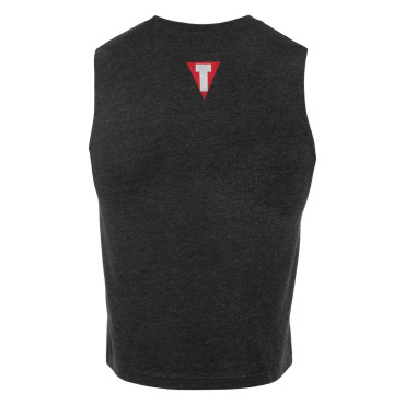 TITLE Boxing Jab Cross Muscle Tank - black