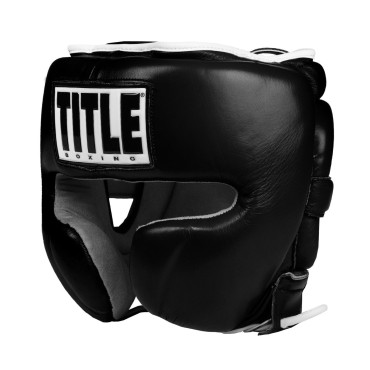 Boxing headgear TITLE Boxing - black
