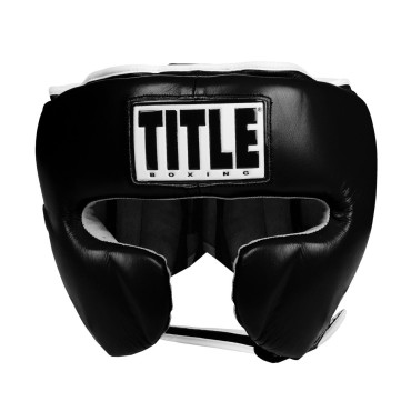 Boxing headgear TITLE Boxing - black